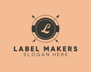 Label - Hipster Startup Company Arrow logo design