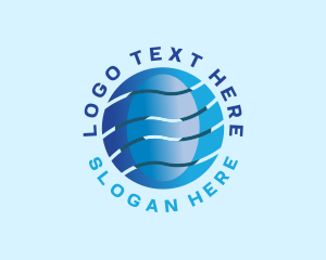Wave Technology Globe Logo
