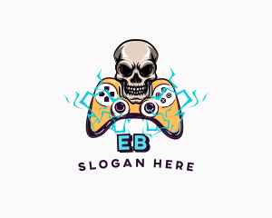 Skull Console Gaming Controller Logo