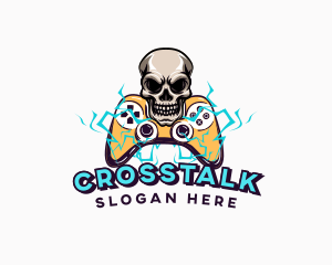 Skull Console Gaming Controller Logo