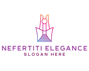 Geometric Tower Structure logo design