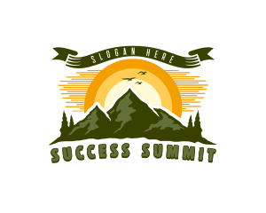 Mountain Summit Adventure logo design