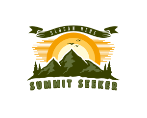 Mountain Summit Adventure logo design