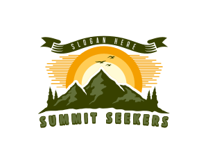 Mountain Summit Adventure logo design