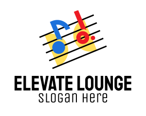 Lounge - Retro Music Lounge logo design