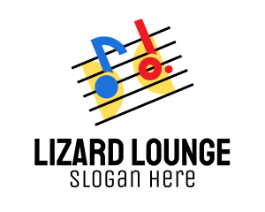 Retro Music Lounge  logo design