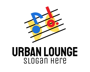 Lounge - Retro Music Lounge logo design