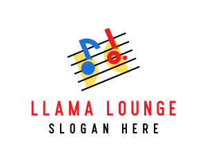 Retro Music Lounge  logo design