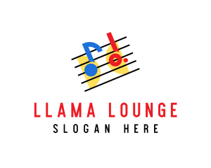 Retro Music Lounge  logo design