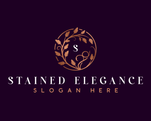 Stylish Vineyard Garden logo design