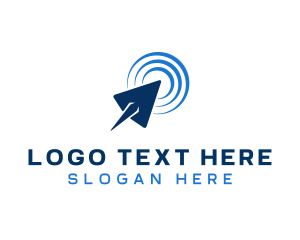 Web Hosting - Computer Cursor Software logo design