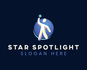 Human Star Success logo design