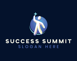 Human Star Success logo design