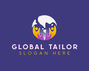 Global People Foundation logo design