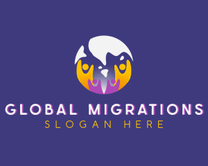 Global People Foundation logo design