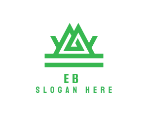 Mother - Green Tribal Mountain logo design