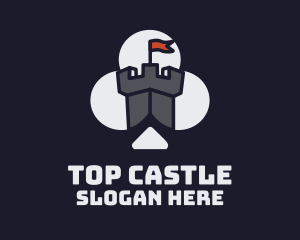 Clubs Castle Tower logo design