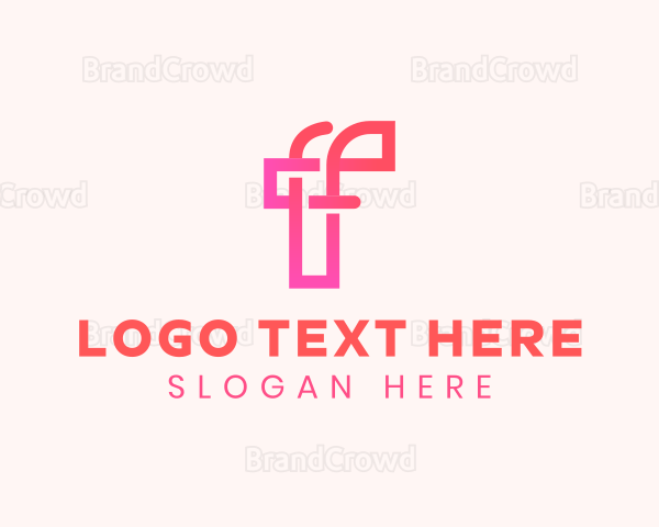 Minimalist Company Letter F Logo