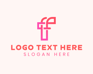 Science - Minimalist Company Letter F logo design