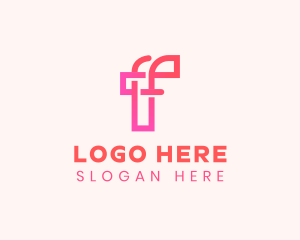 Media - Minimalist Company Letter F logo design