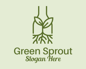 Seed - Monoline Sprout Bottle logo design