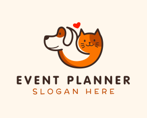 Dog Cat Veterinarian Logo