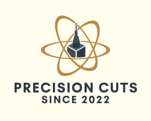 Cutting - Wood Cutting Machinery logo design