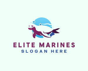 Hawaiian Marine Seal logo design