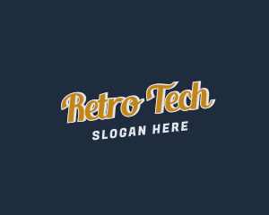 Retro Fashion Apparel logo design