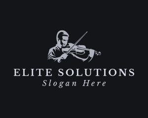 Violin Musician Instrument Logo