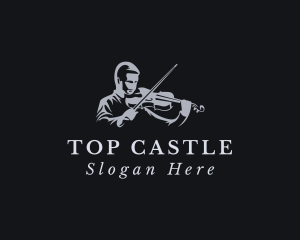 Violin Musician Instrument Logo