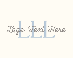 Vlog - Cursive Elegant Branding logo design