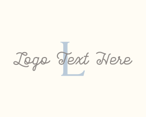 Cursive Elegant Branding Logo