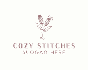 Stitching Sewing Yarn logo design