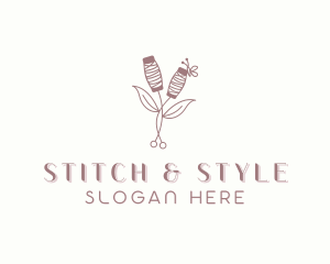 Stitching Sewing Yarn logo design