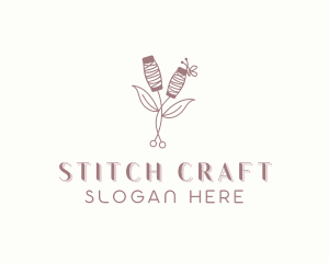 Stitching Sewing Yarn logo design