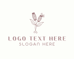 Stitching Sewing Yarn Logo