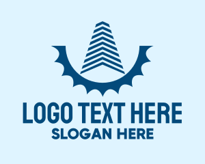 Skyline - Blue Building Gear logo design