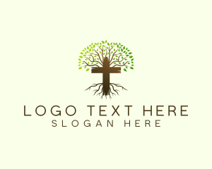 Holy Spirit - Tree Crucifix Ministry logo design