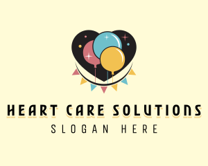 Balloon Party Venue logo design