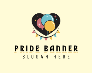 Balloon Party Venue logo design