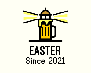 Tower - Lighthouse Beer Pub logo design