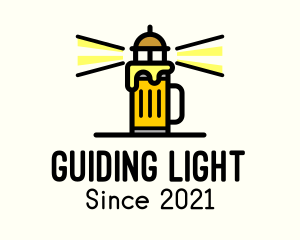 Lighthouse Beer Pub  logo design