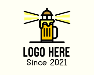 Port - Lighthouse Beer Pub logo design