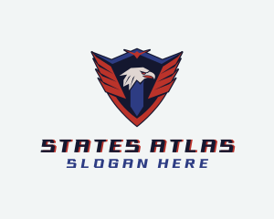 American Eagle Shield  logo design