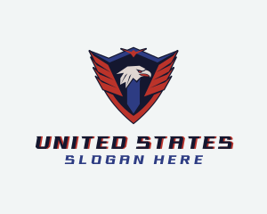 American Eagle Shield  logo design