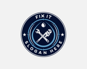 Plumber Handyman Fix logo design
