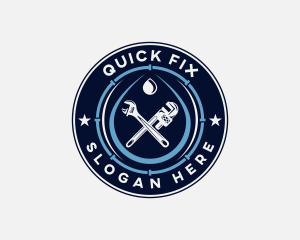 Plumber Handyman Fix logo design