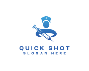 Shot - Nurse Medical Vaccine logo design