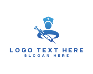 Hospital - Nurse Medical Vaccine logo design